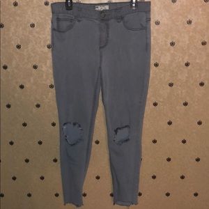Free People Stretch skinny Distressed Jeans